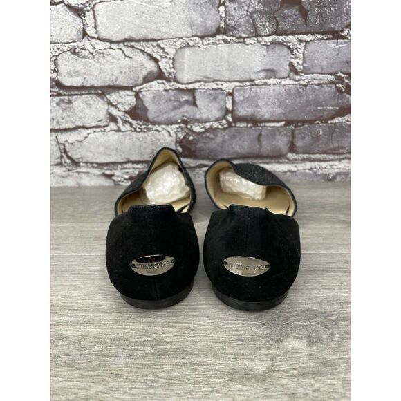 Jimmy Choo London Black Suede Leather Sparkle D’ Orsay Flats Women’s 42EU/11M US - Picture 5 of 16